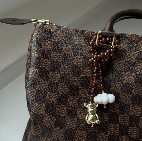 BROWN TEDDY BAG CHARM